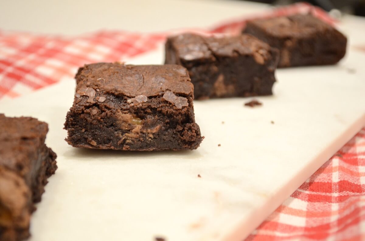 Chocolate Caramel Brownie | best salted caramel brownies recipe