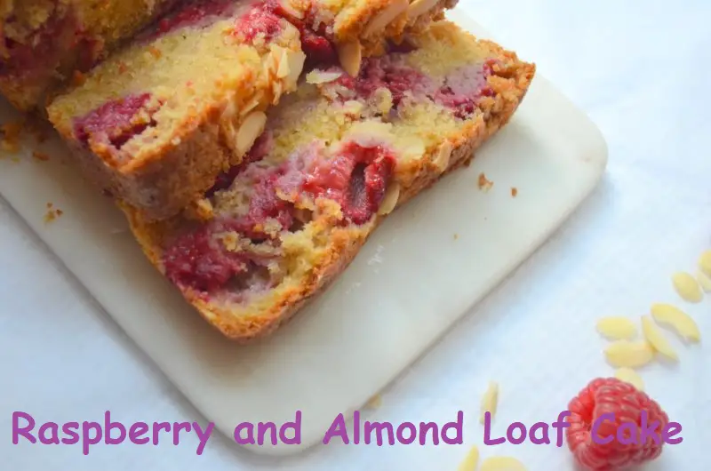 Raspberry and Almond Loaf Cake