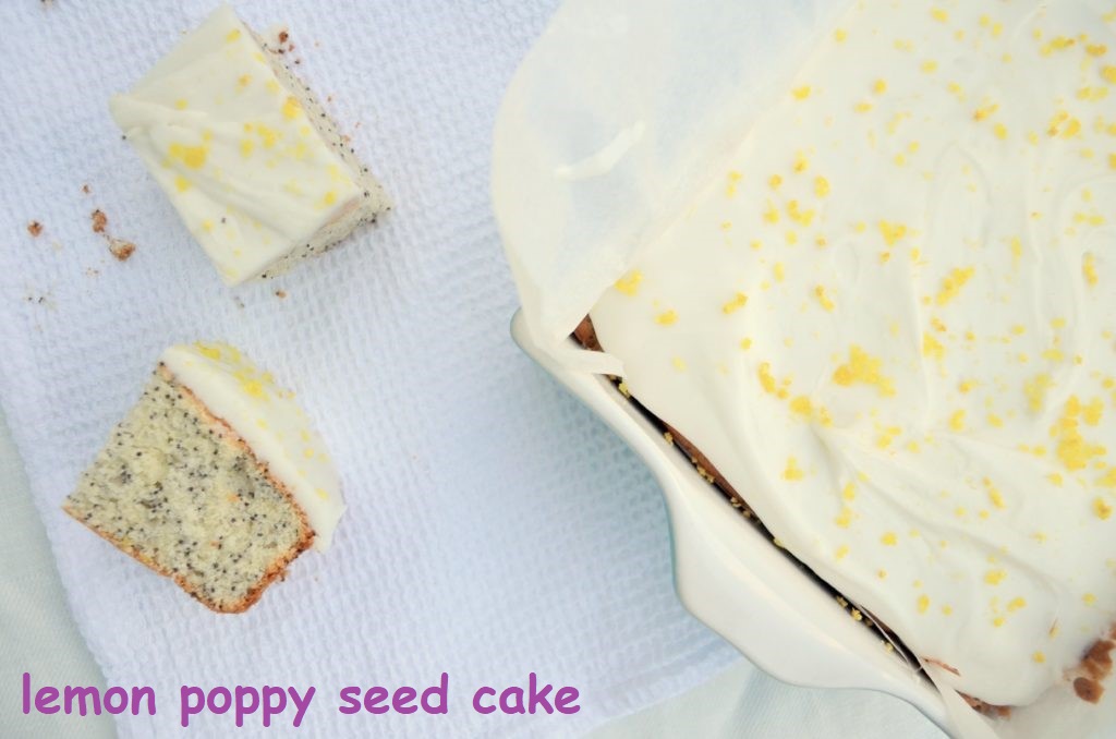 lemon poppy seed cake | lemon poppy seed pound cake
