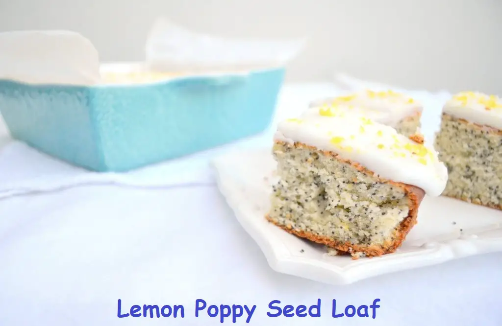lemon poppy seed loaf | vegan lemon poppy seed cake